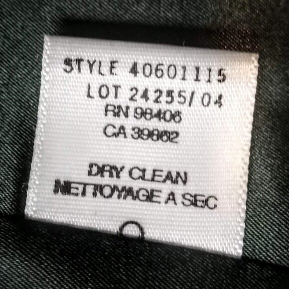 Theory Double-Breasted Olive Green Wool Coat - Picture 7 of 7